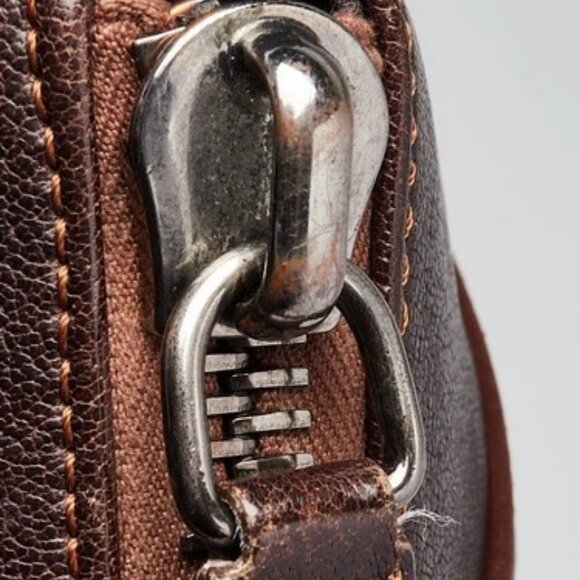 Givenchy Brown Embossed Leather Medium Antigona Bag - Picture 6 of 12